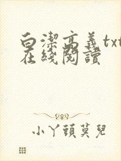 白洁高义txt在线阅读