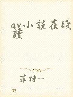 av小说在线阅读