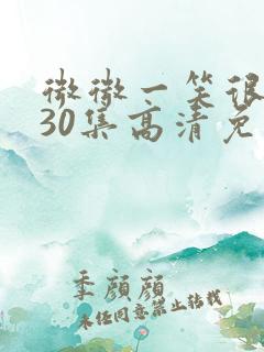 微微一笑很倾城30集高清免费