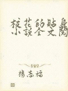 校花的贴身高手小说全文阅读免费