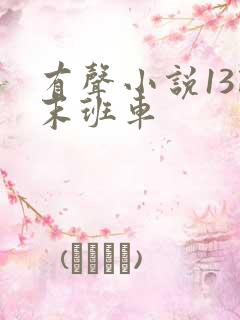 有声小说13路末班车
