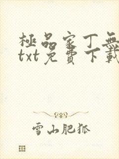 极品家丁无删减txt免费下载