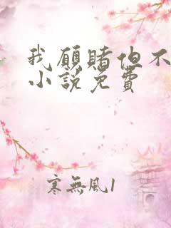 我愿赌但不服输小说免费