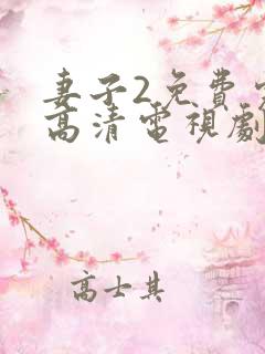 妻子2免费完整高清电视剧在线看