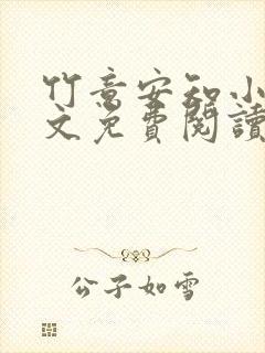 竹意安知小说全文免费阅读笔趣阁
