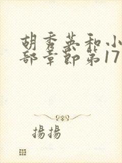 胡秀英和小雷全部章节第17部