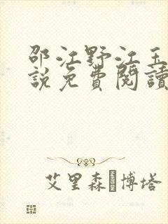 邵江野江玉妍小说免费阅读全文无弹窗