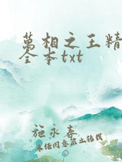 万相之王精校版全本txt