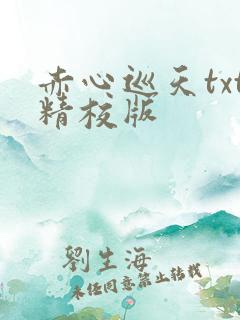 赤心巡天txt精校版