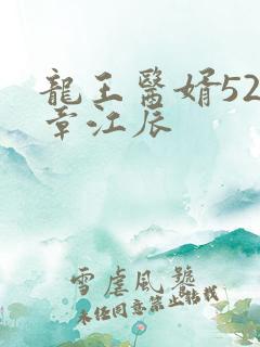 龙王医婿529章江辰