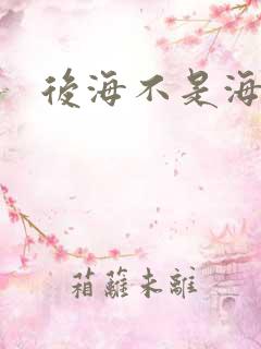 后海不是海小说