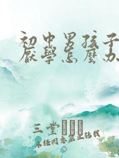 初中男孩子叛逆厌学怎么办