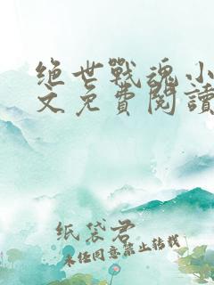 绝世战魂小说全文免费阅读无弹窗