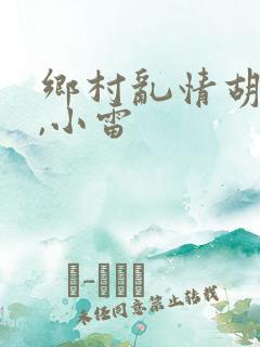 乡村乱情胡秀英,小雷