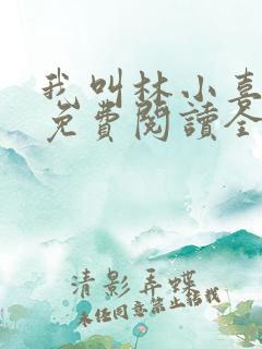 我叫林小喜全文免费阅读全文
