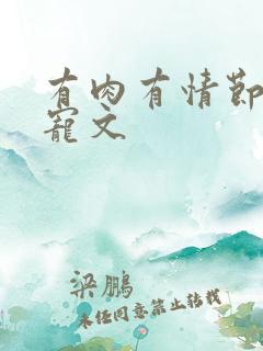 有肉有情节的甜宠文