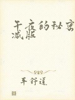 午夜的秘密无删减版