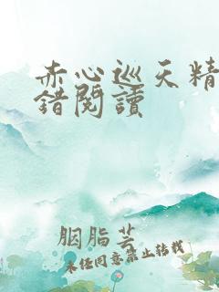赤心巡天精校无错阅读