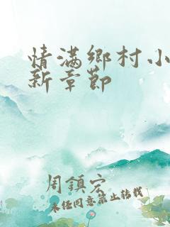 情满乡村小说最新章节