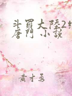斗罗大陆2绝世唐门 小说