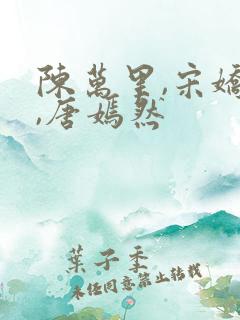 陈万里,宋娇娇,唐嫣然