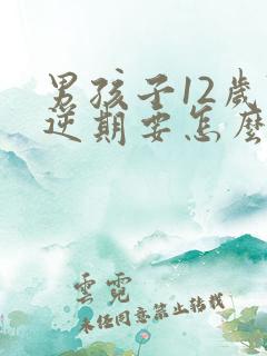 男孩子12岁叛逆期要怎么管教