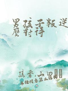 男孩子叛逆期怎么对待