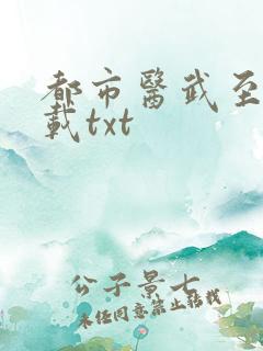 都市医武至尊下载txt