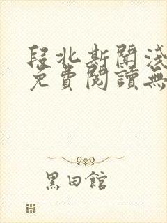 段北斯闻浅全文免费阅读无弹窗笔趣阁