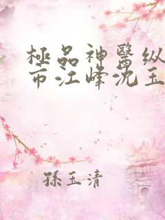 极品神医纵横都市江峰沈玉蓉的小说