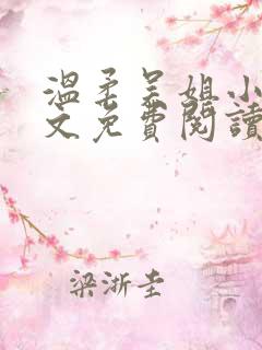 温柔吴姐小说全文免费阅读最新章节