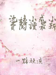 沈姨小成小说免费阅读最新章节更新
