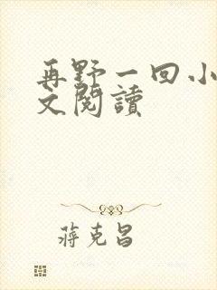 再野一回小说全文阅读