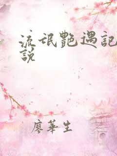 流氓艳遇记 小说