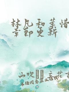 林凡和叶惜最新章节更新