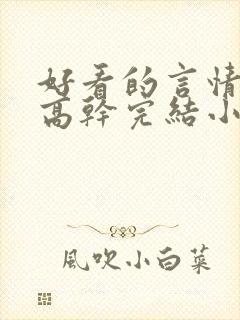 好看的言情现代高干完结小说