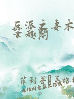 反派之妻木妖娆笔趣阁
