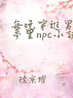 每晚穿进男神的梦里npc小说