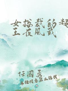 女总裁的超级兵王夜风武