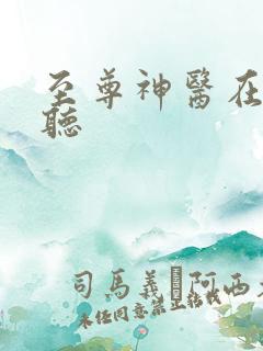 至尊神医在线收听