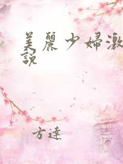 美丽少妇激情小说