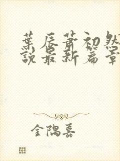 叶辰萧初然的小说最新篇章