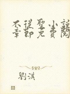 不从圣小说最新章节免费阅读