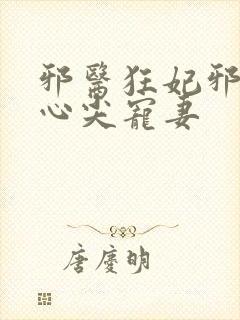 邪医狂妃邪王的心尖宠妻