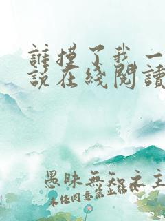 谁摸了我一下小说在线阅读