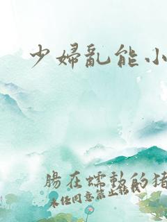 少妇乱能小说