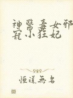 神医毒女邪王盛宠小狂妃