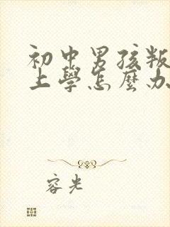 初中男孩叛逆不上学怎么办