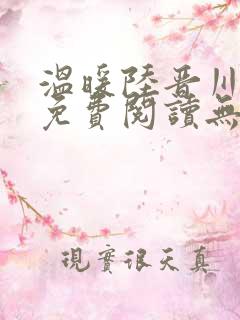 温暖陆晋川小说免费阅读无弹窗