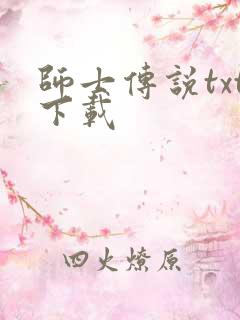 师士传说txt下载